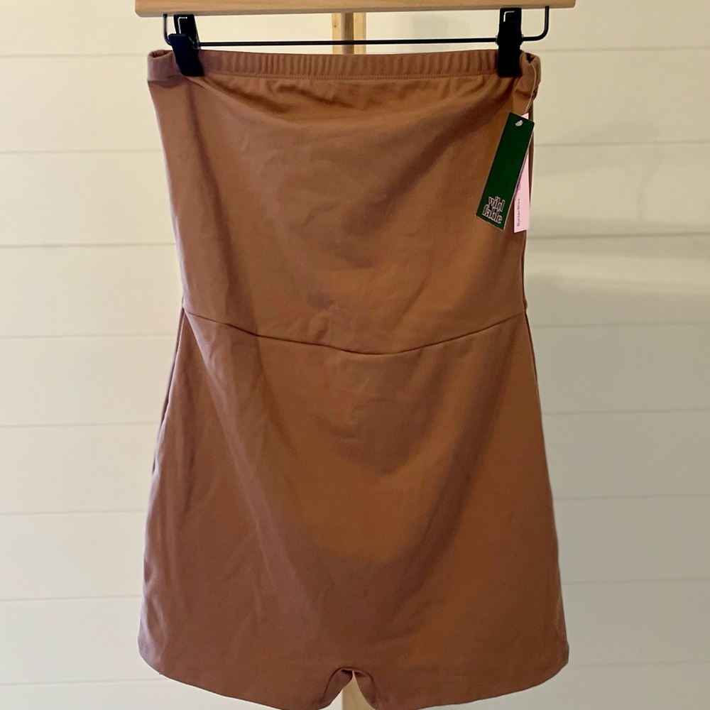 Women's Tube ButterBliss Romper - Wild Fable Dark Taupe